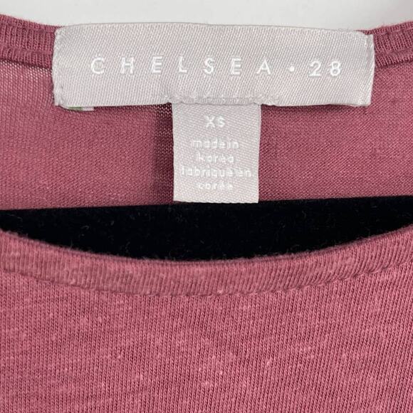 Chelsea28 Womens Purple Pink Asymmetrical Tank Dress Sleeveless Midi Size XS - Picture 7 of 12